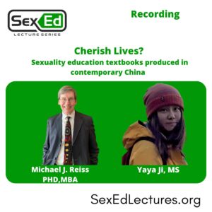 Speaker Card for Cherish Lives? Sexuality education textbooks produced in contemporary China