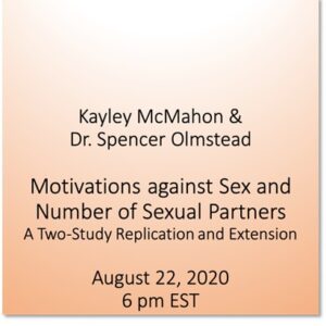 Speaker Card for Motivations Against Sex and Number of Sexual Partners