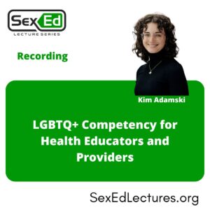 Speaker Card for LGBTQ Competency for Health Educators and Providers