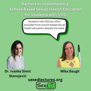 Speaker Card for Barriers to Implementing School-Based Sexual Health Education