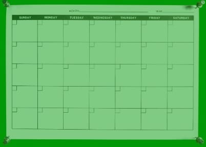 A calendar
