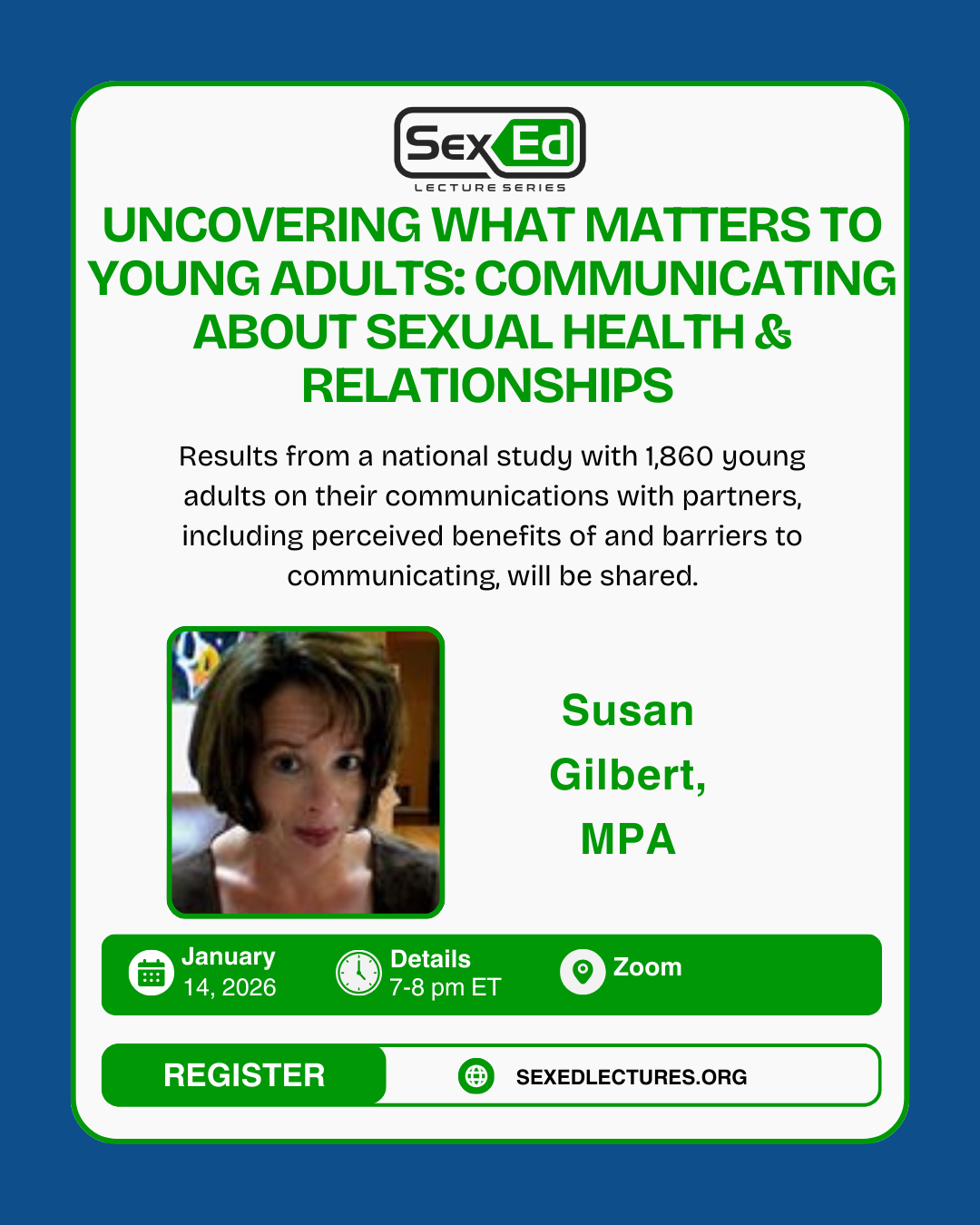 Speaker Card for Uncovering What Matters to Young Adults