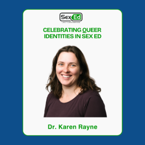 Speaker Card for Celebrating Queer Identities in Sex Ed