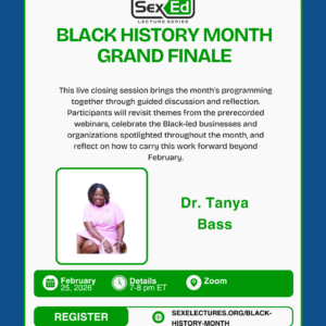 Speaker Card for Black History Month Grand Finale