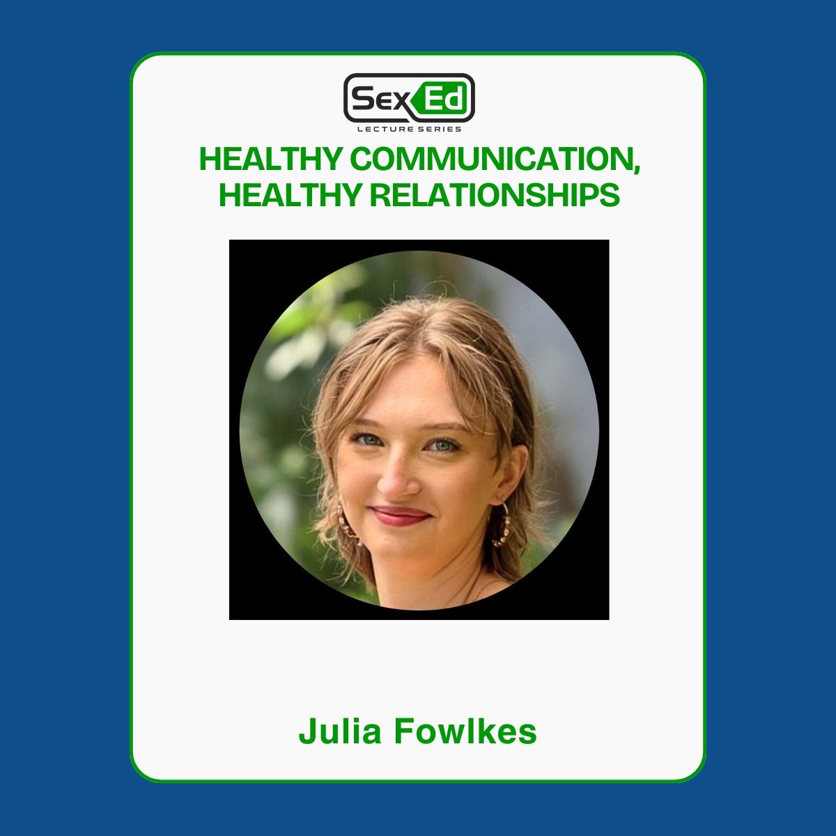 Healthy Communication, Healthy Relationships